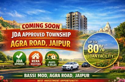 JDA Approved & RERA Registered Upcoming Gated Township – Agra Road, Jaipur