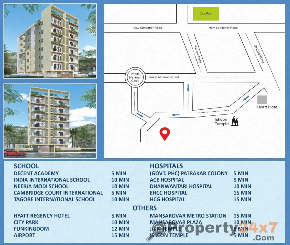 Budget Friendly 3BHK & 4BHK Apartments in Mansarovar Extension, Jaipur