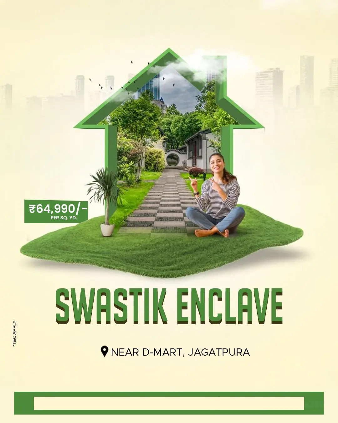 SWASTIK ENCLAVE, Jagatpura, Jaipur JDA Approved & RERA Registred