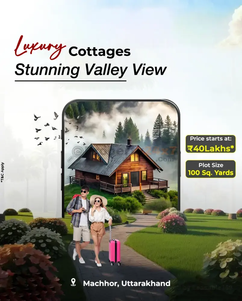 luxurious cottages stunning valley view resort in almora uttrakhand